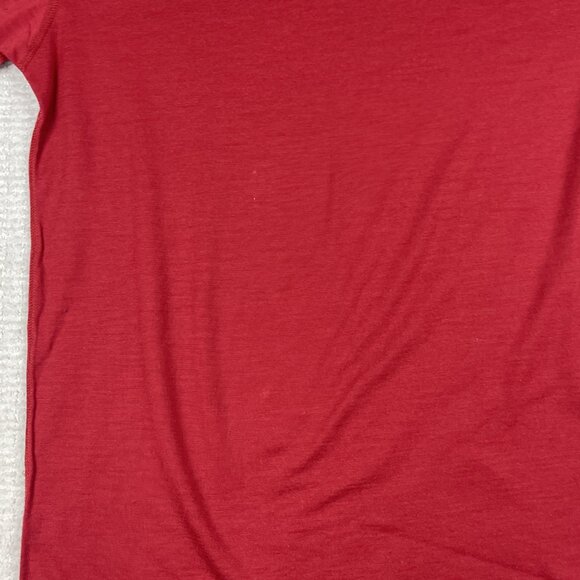 Yukonwool New Zealand 100% Made in Canada Merino Wool Base layer shirt Men S Red - Picture 9 of 16